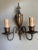 Traditional Traditional Brass Double Wall Sconces - a Pair For Sale - Image 3 of 8