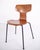 Gold Model 3103 Dining T-Chairs by Arne Jacobsen for Fritz Hansen, 1980s, Set of 6 For Sale - Image 8 of 17
