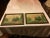 Set of Two Matching Vintage 1950s Landscape Dogwood Paintings, Framed For Sale - Image 4 of 11