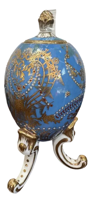 Egg Container in Meissen Porcelain