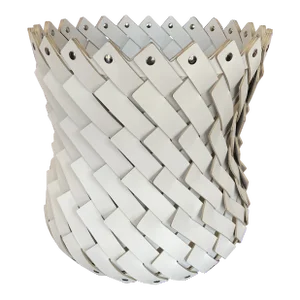 Large Braided Basket Beige Tan