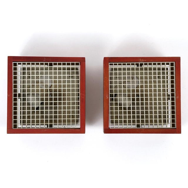 Wood Mid-Century Modern Swedish Flush Mounts in Pine, 1970s, Set of 2 For Sale - Image 7 of 18