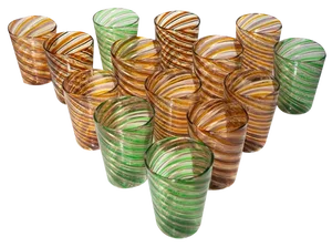 Tequila Glasses by Mariana Iskra, Set of 14