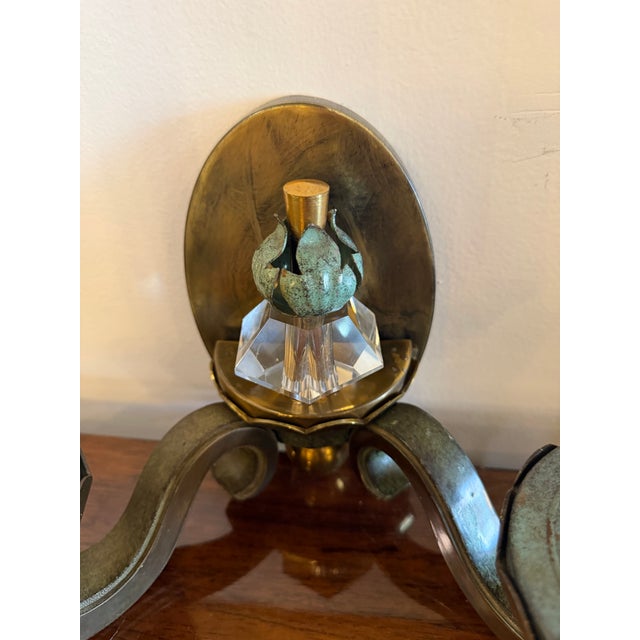 1930s French Art Deco Wall Sconces For Sale In Miami - Image 6 of 7