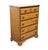Bassett Bassett Furniture Solid Hard Rock Maple Colonial Early American 36" Chest of Drawers 229-01-251 For Sale - Image 4 of 14