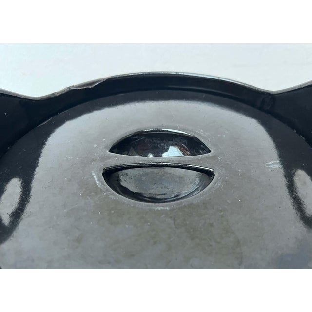 Mid-Century Modern Black Enamel Cast Iron Pot with Teak Handle by Timo Sarpaneva for Rosenlew of Finland, 1960s For Sale - Image 11 of 18