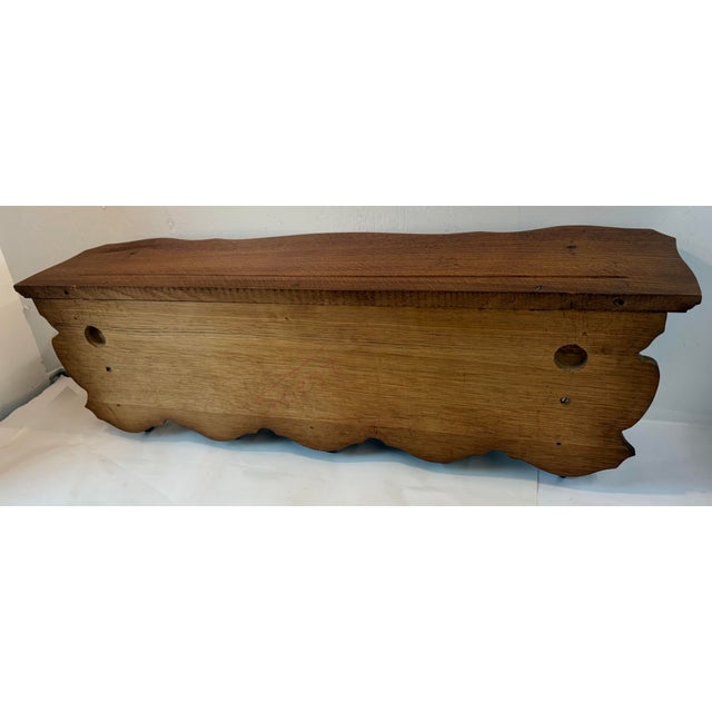Vintage French Carved Wood Coat Rack For Sale In Dallas - Image 6 of 7