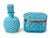 Glass and Crystal Bottle and Box with Lid, Set of 2 For Sale - Image 6 of 6
