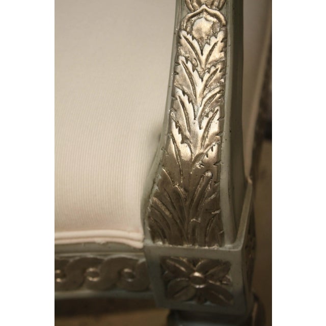 2010s Swedish Guilloche Carved Armchair For Sale - Image 5 of 8