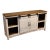 Greenview Sliding Door White Console - 68" For Sale
