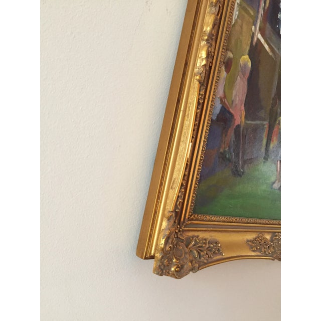 "Carnival Night!" Contemporary Figurative Oil Painting by Marina Movshina, Framed For Sale - Image 4 of 11