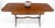 Wood Yew Wood Drop Leaves Two Drawers Low Profile Brass Feet Desk Console Table MINT For Sale - Image 7 of 18
