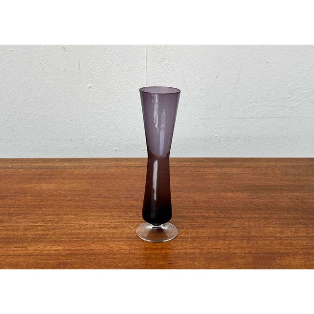 Vintage Glass Vase from Tlt, Japan, 1970s For Sale - Image 9 of 10