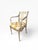 Maitland - Smith Pair of Vintage Maitland-Smith Silver & Gold Leaf Neoclassical Armchairs With New Designer Cushions For Sale - Image 4 of 14
