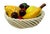 A charming and vibrant example of Italian ceramic artistry, this vintage majolica-style fruit basket is a quintessential...
