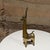Metal Brass Figurine Stylized Lama Mid Century Modern Decor For Sale - Image 7 of 15