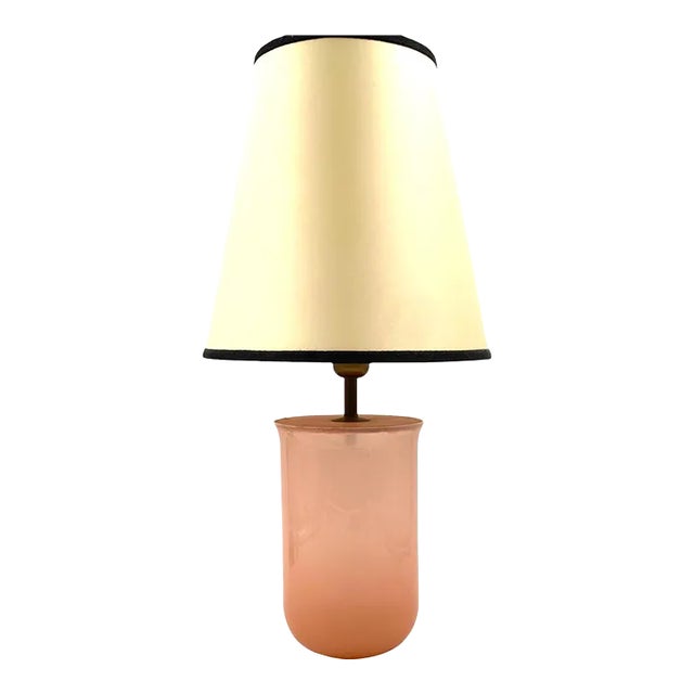 Pink glass lamp base 2025