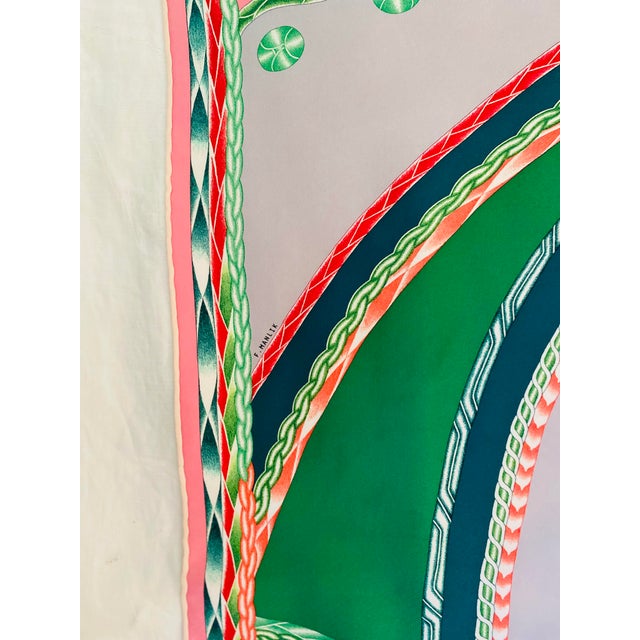 Hermès Hermes Carre 90 Robe Du Soir Silk Scarf For Sale - Image 4 of 9