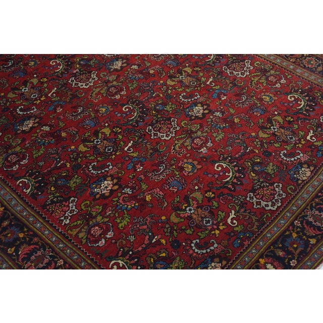 Antique Halvai Bijar Rug 4'7'' x 7'0'' For Sale - Image 10 of 12