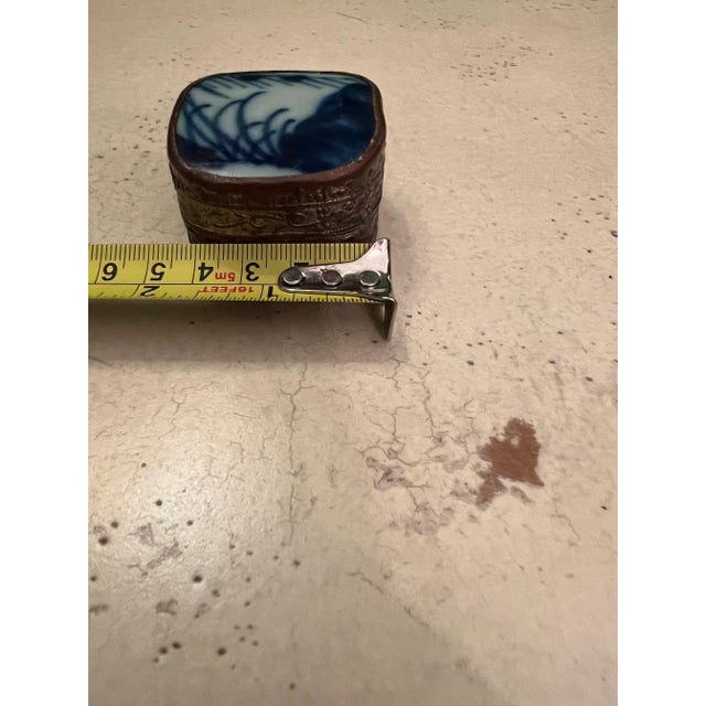 1970s Vintage Ming or Ching Dynasty Trinket Box For Sale - Image 5 of 9