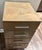 1950s Mengel Permanized Mid-Century Cerused Oak Nightstand / Bedside Chest — Original Finish For Sale In Indianapolis - Image 6 of 8