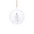 This coordinated set of clear glass ball ornaments adds an elevated yet playful touch to your holiday décor. Each ornament...