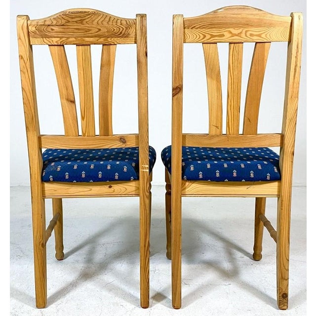 Set 6 Scandinavian Modern Dining Chairs Set For Sale - Image 4 of 10