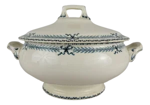 Chinon Tureen in Earthenware by Boulenger Choisy-le-Roi, 1890s