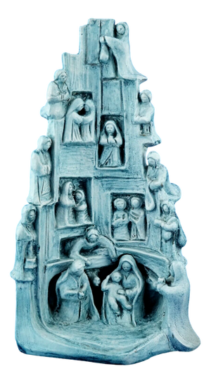 Majolica Ceramic Sculpture by Giuseppe Rossicone, 1950s