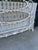 Vintage Elliotts Design White Enameled King Headboard & Footboard Bed No Rails For Sale - Image 11 of 12