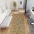 Enhance the ambiance of your home with this magnificent Persian-influenced Turkish hand-knotted rug made by skilled...