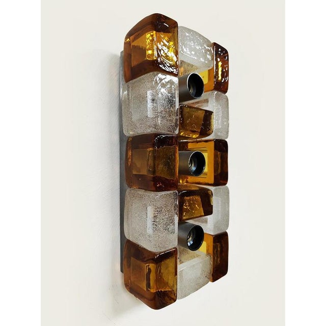 1970s Vintage Murano Glass Wall Lamp by Albano Poli for Poliarte, 1970s For Sale - Image 5 of 5