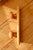 Brown Vintage Pine Wall Coat Rack with 2 Hooks, 1980s For Sale - Image 8 of 8