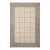 Chris Loves Julia x LoloiFrancis Cream / Black 5'-0" x 7'-6" Area Rug For Sale