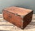 Vintage Campaign Wood Box With Brass Detail For Sale - Image 10 of 13