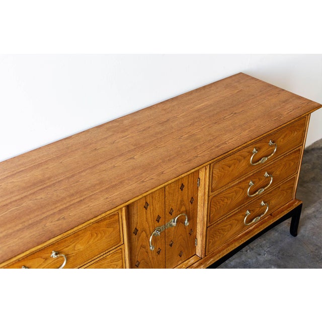 1960s Chinoiserie Oak Lowboy Dresser Chairish