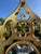 Wood Late 19th Century Restored Gothic Revival Holy Tree With Mirror, Faux Gold Leaf Finish & Original Marble For Sale - Image 7 of 17