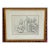 Sconset Corners, Nantucket 1962 Framed Drawing For Sale