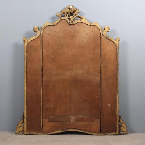 Carved and Gilded Wooden Mirror For Sale - Image 11 of 13