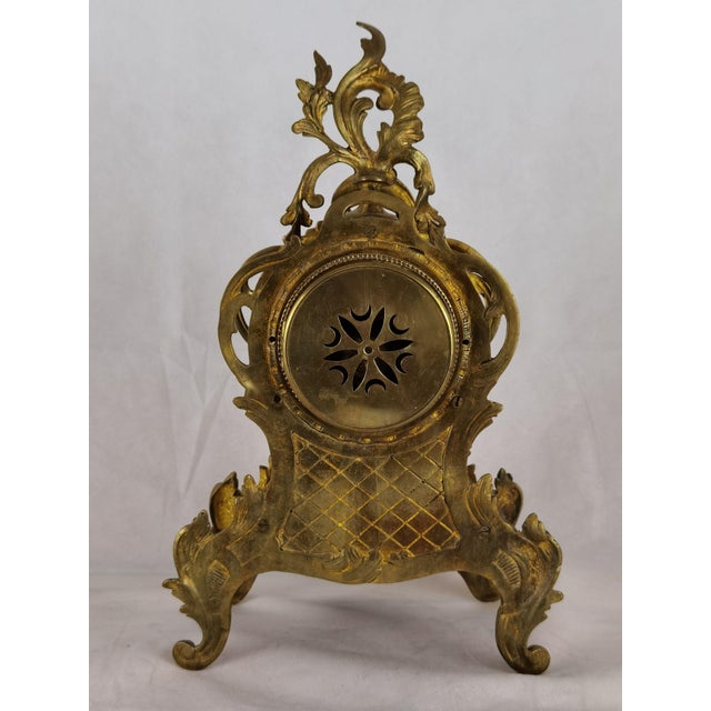 Antique Pendulum Table Clock by Japy Freres, 1855, Set of 3 For Sale - Image 16 of 18
