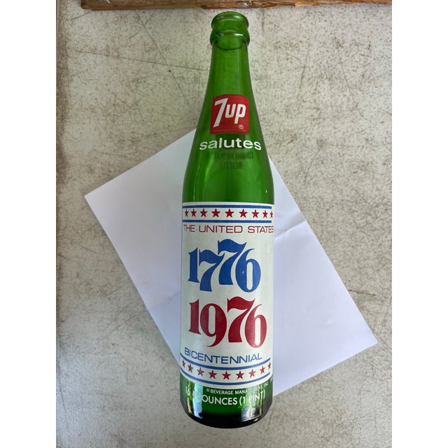 American 1976 - 7up Bottle Commemorates America 200 Birthday For Sale - Image 3 of 7