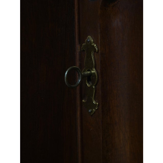 Wood Harden Block Front Townsend Yale Mahogany Kneehole Desk Chest For Sale - Image 7 of 18