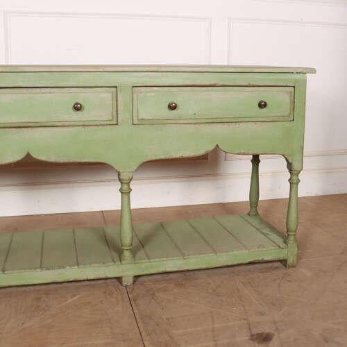 English Painted Potboard Dresser Base For Sale - Image 6 of 12