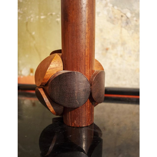 1970s Italian Wooden Modular Sculpture by Charles O. Perry for Gavina, 1970s, Set of 3 For Sale - Image 5 of 10