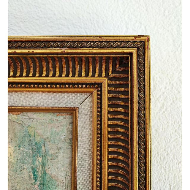 Arne Siegfried, Cactus en fleurs, Oil on Wood, Framed For Sale - Image 7 of 10