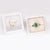 Modern 2.4Ct Turquoise Ring With Earth Mined Diamond Accents: Solid 14k Gold, Size 6.75 For Sale - Image 3 of 6