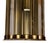 1970s Italian Mid-Century Modern Brass and Glass Rods Wall Sconce For Sale - Image 4 of 8