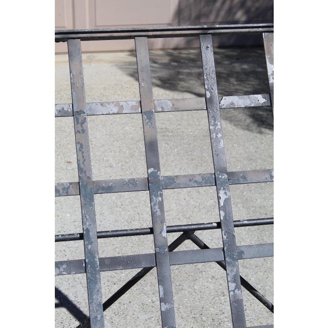 Vintage Cast Aluminum Patio Chaise Lounge Chairs – Set of 2 – Attributed to Woodard – Hollywood Regency Outdoor Loungers For Sale - Image 16 of 17