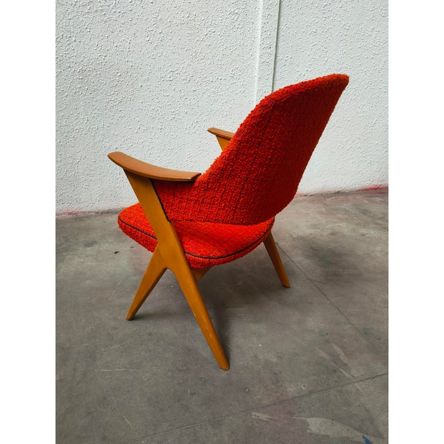 Mid-Century Scandinavian Fabric Armchairs, 1970, Set of 2 For Sale - Image 4 of 17