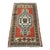 Vintage Hand Knotted Mini Rug - 21" X 39" For Sale